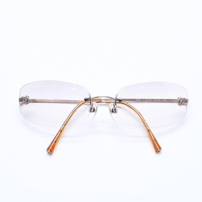 Chanel Rimless Side CC Logo Sunglasses Gradient Lens Silver Frame Eyewear — view 2