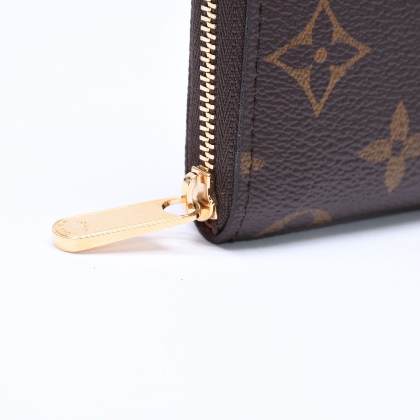 Louis Vuitton Zippy Coin Purse Monogram Canvas Mini Wallet Brown Gold — view 7
