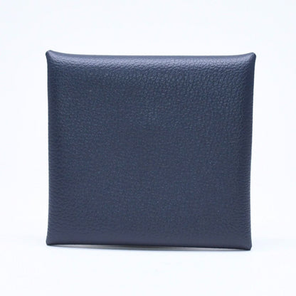 Hermes Wallet Coin Purse Bastia Silver Veau Epsom — view 2