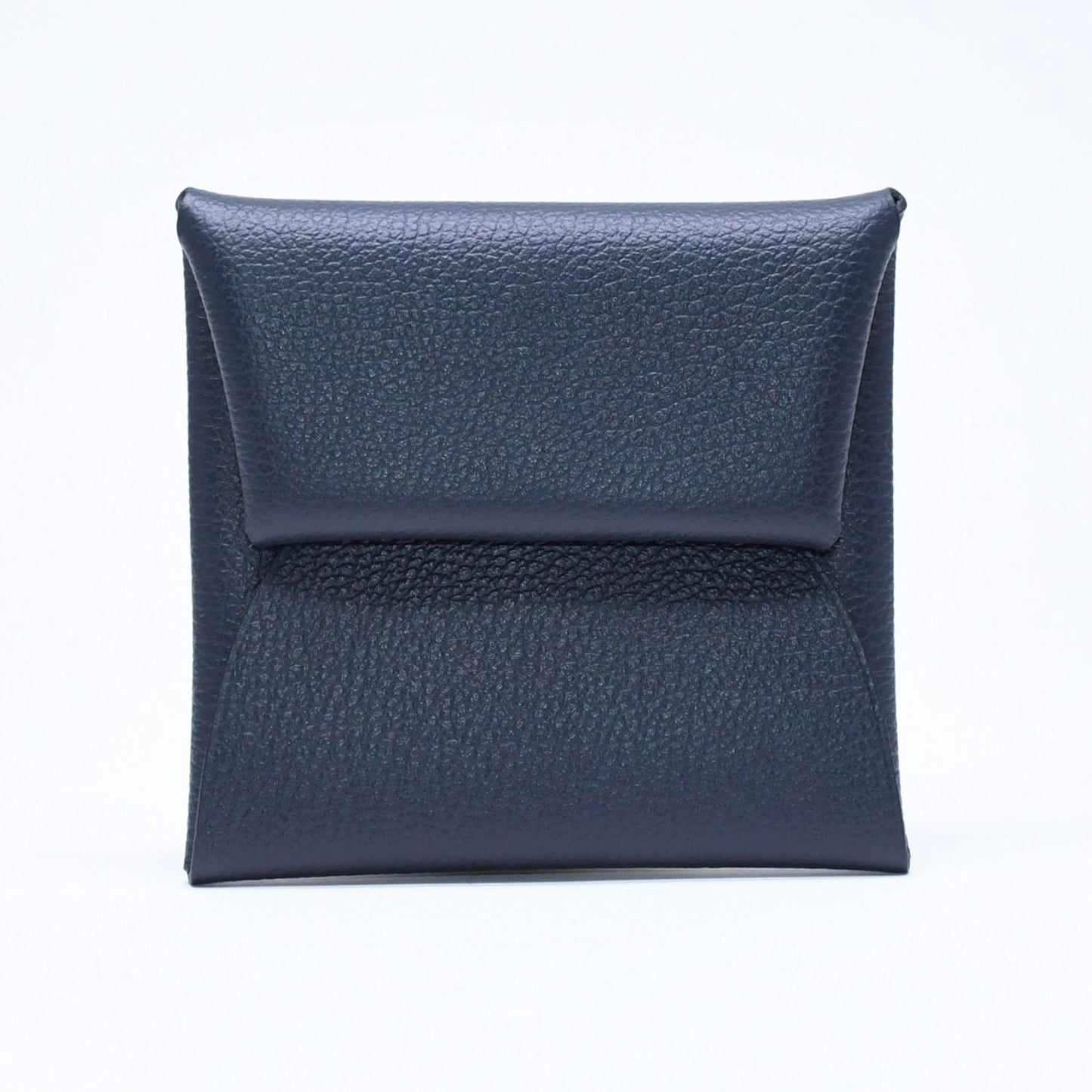 Hermes Wallet Coin Purse Bastia Silver Veau Epsom