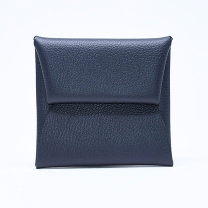 Hermes Wallet Coin Purse Bastia Silver Veau Epsom