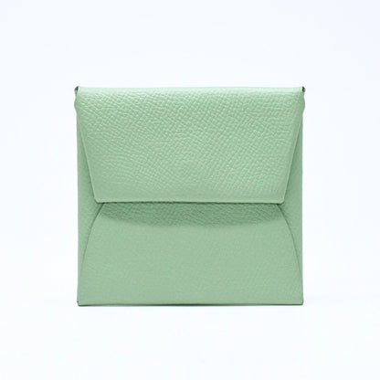 Hermes Wallet Coin Purse Bastia Vert Criquet Green