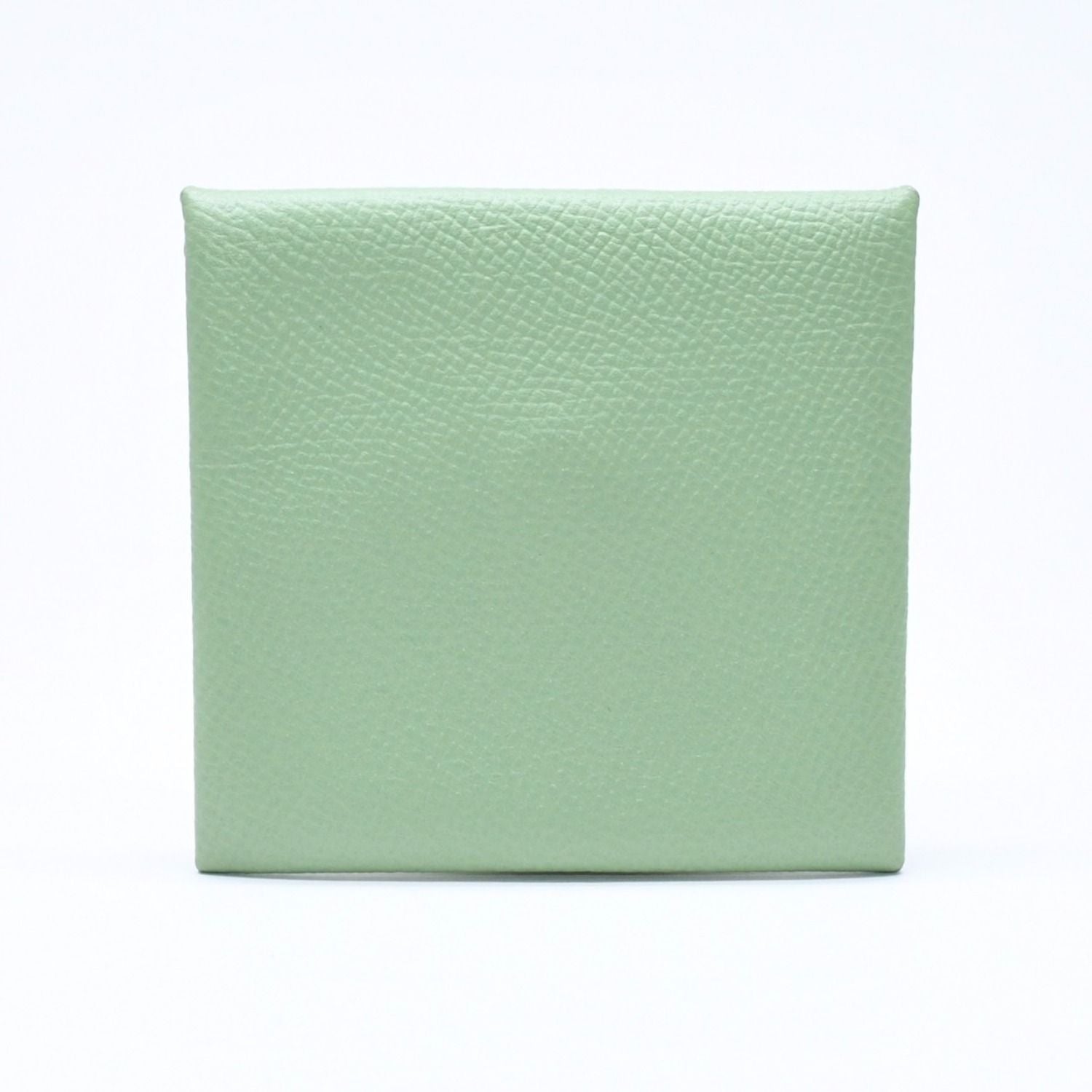 Hermes Wallet Coin Purse Bastia Vert Criquet Green — view 2