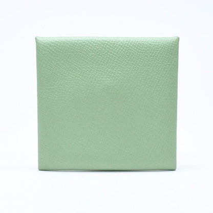 Hermes Wallet Coin Purse Bastia Vert Criquet Green — view 2