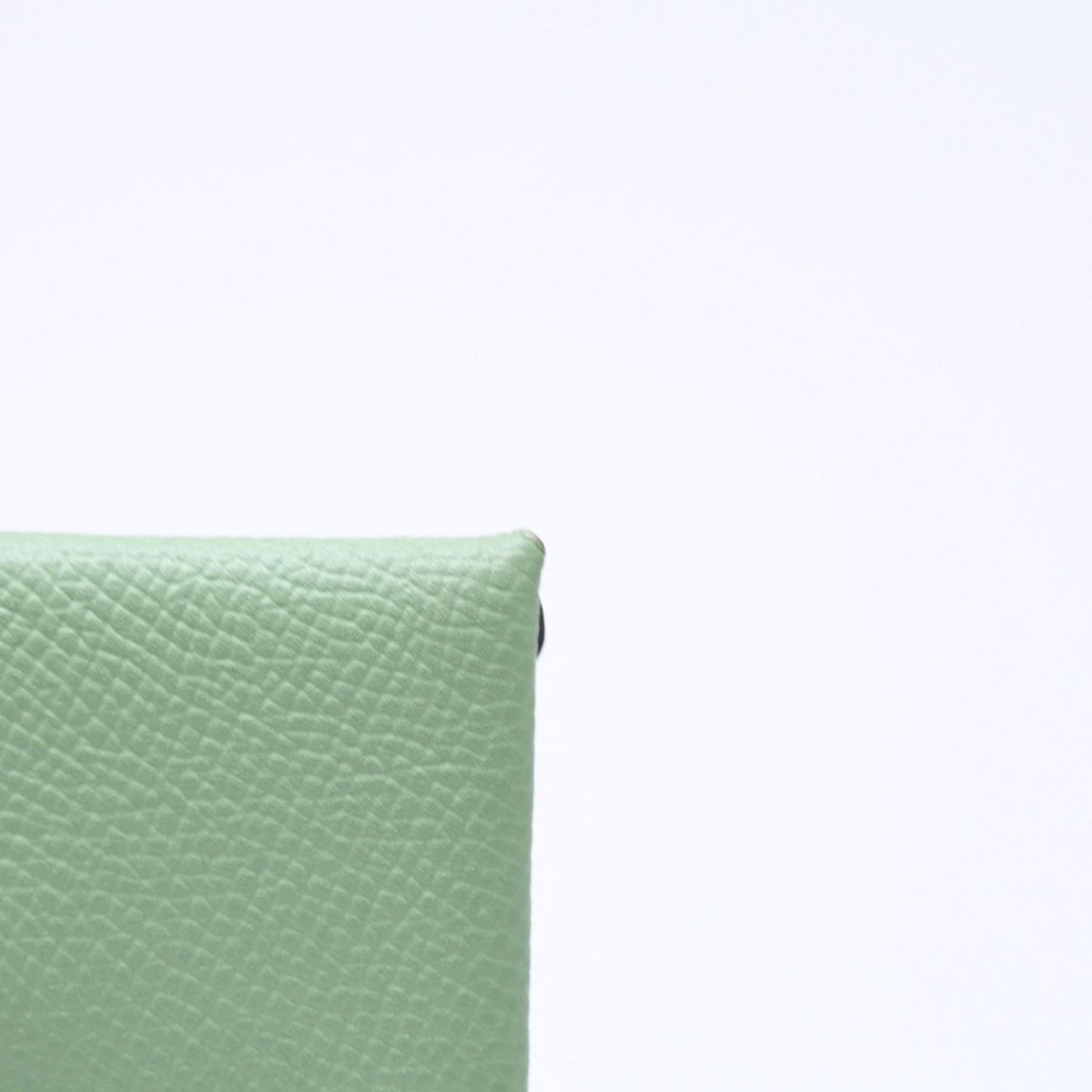 Hermes Wallet Coin Purse Bastia Vert Criquet Green — view 7