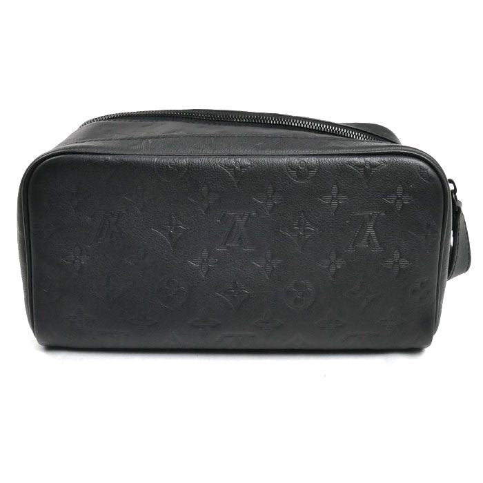 Louis Vuitton Dopp Kit Bag Monogram Shadow Ultra Black — view 3