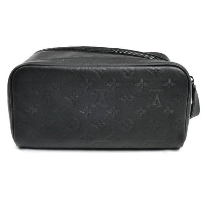 Louis Vuitton Dopp Kit Bag Monogram Shadow Ultra Black — view 3