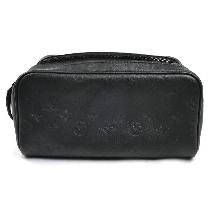 Louis Vuitton Dopp Kit Bag Monogram Shadow Ultra Black — view 2