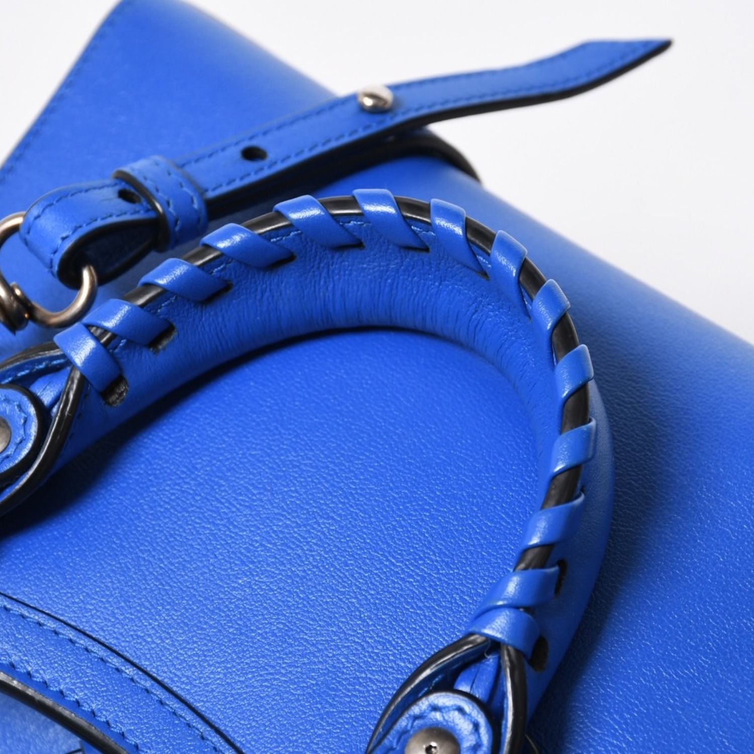Balenciaga 2-Way Shoulder Bag Neo Classic Mini City Blue Silver — view 6
