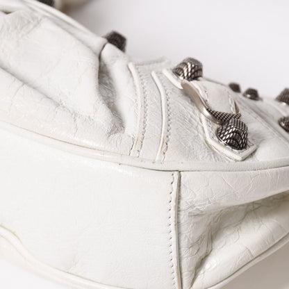 Balenciaga Shoulder Bag le Cagole White Ivory Leather — view 8