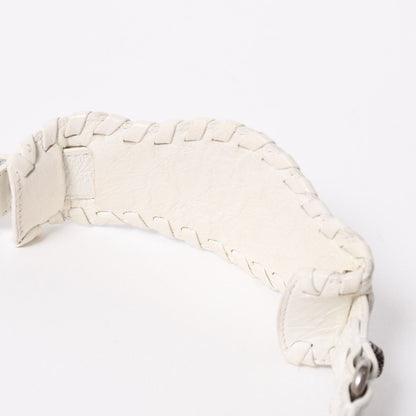 Balenciaga Shoulder Bag le Cagole White Ivory Leather — view 6