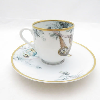 Hermes Equateur Sketch Coffee Cup & Saucer — view 2