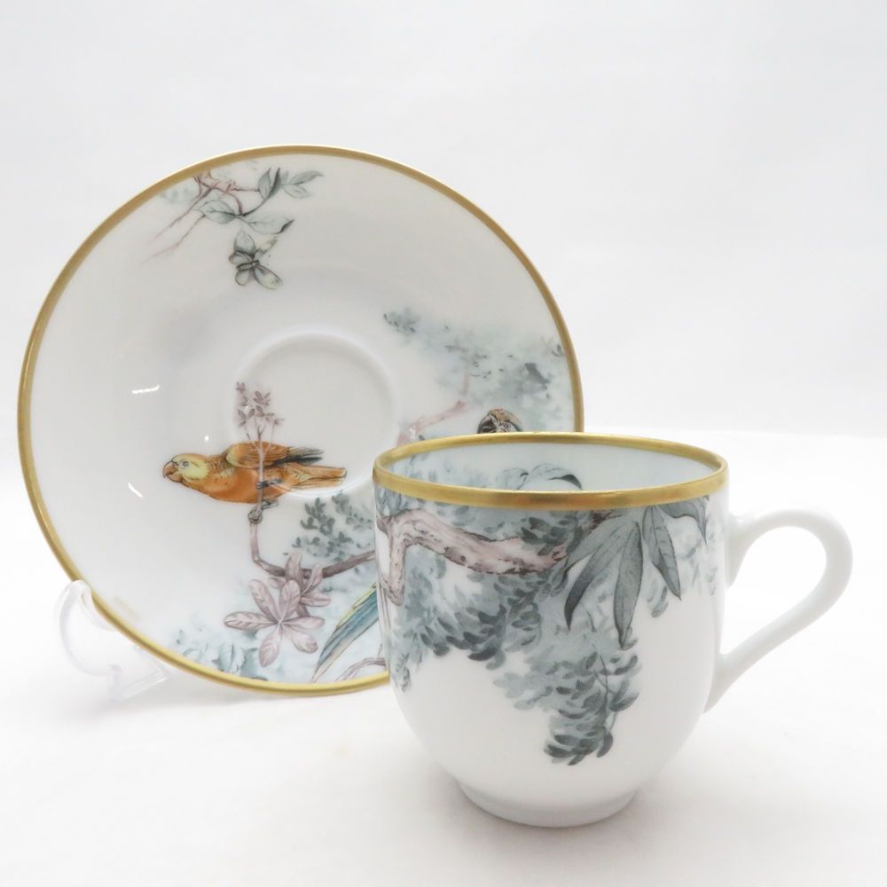 Hermes Equateur Sketch Coffee Cup & Saucer — view 3