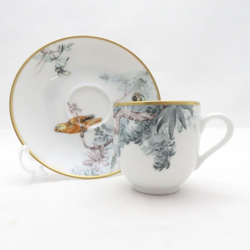 Hermes Equateur Sketch Coffee Cup & Saucer — view 3