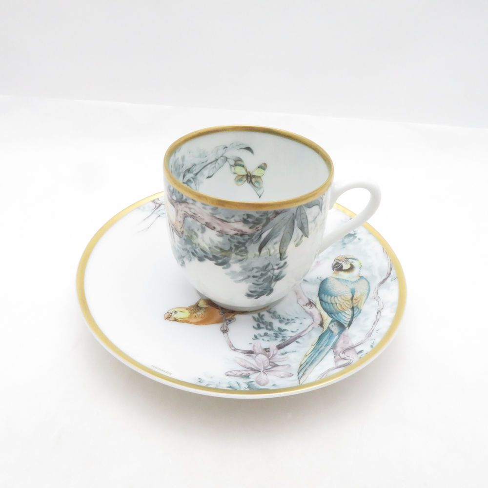 Hermes Equateur Sketch Coffee Cup & Saucer