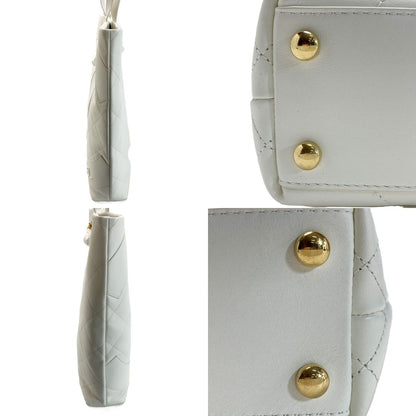 Chanel Maxi Shopping Quilted White Large Tote Bag — view 8