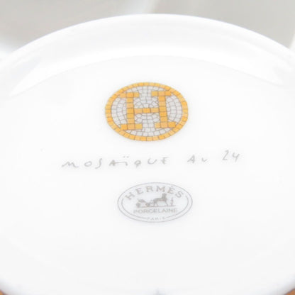 Hermes Un Mosaic 24 Coffee Cup & Saucer — view 7
