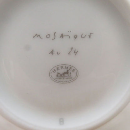 Hermes Un Mosaic 24 Coffee Cup & Saucer — view 6