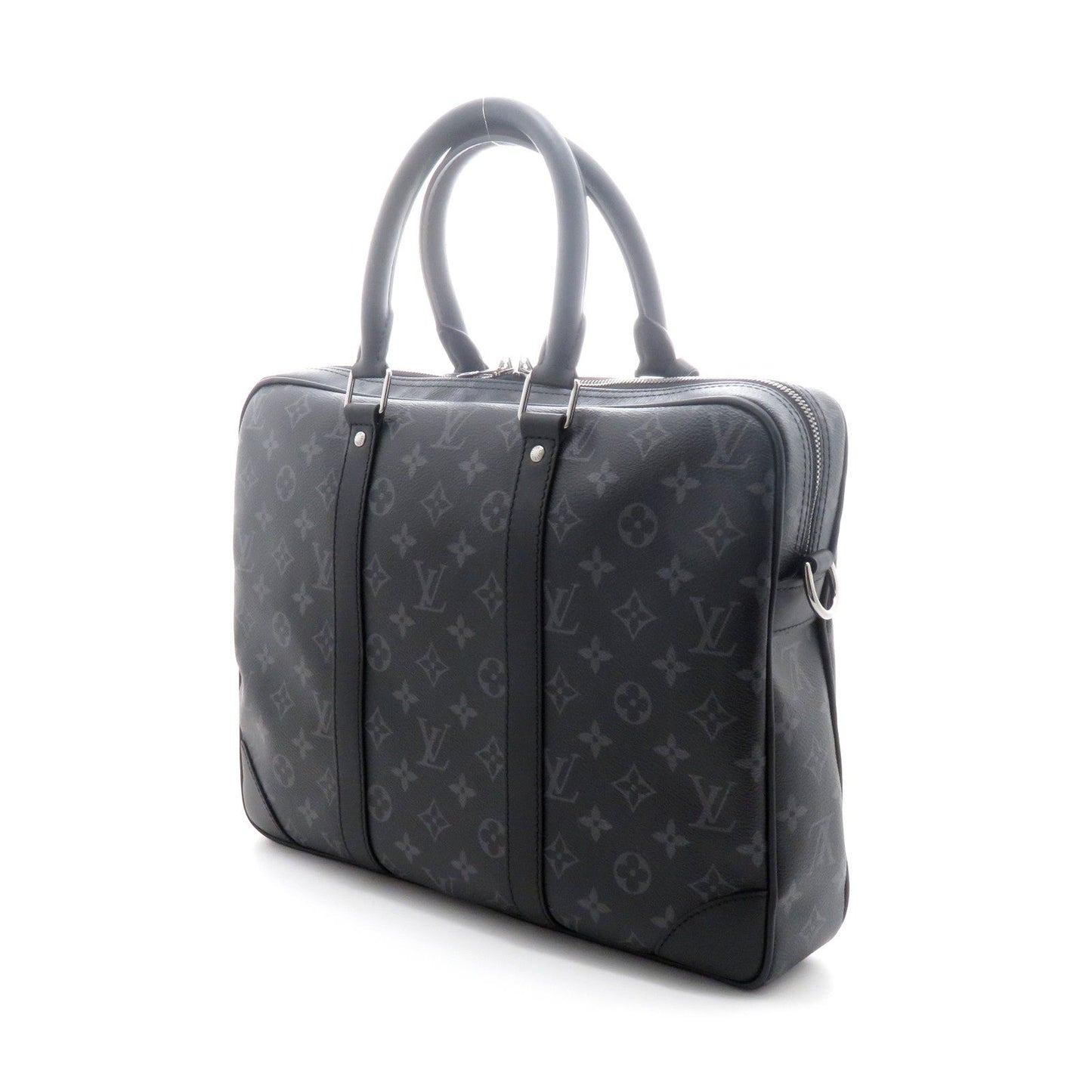 Louis Vuitton Porte Documents Voyage Mono Eclipse Monogram Black — view 2