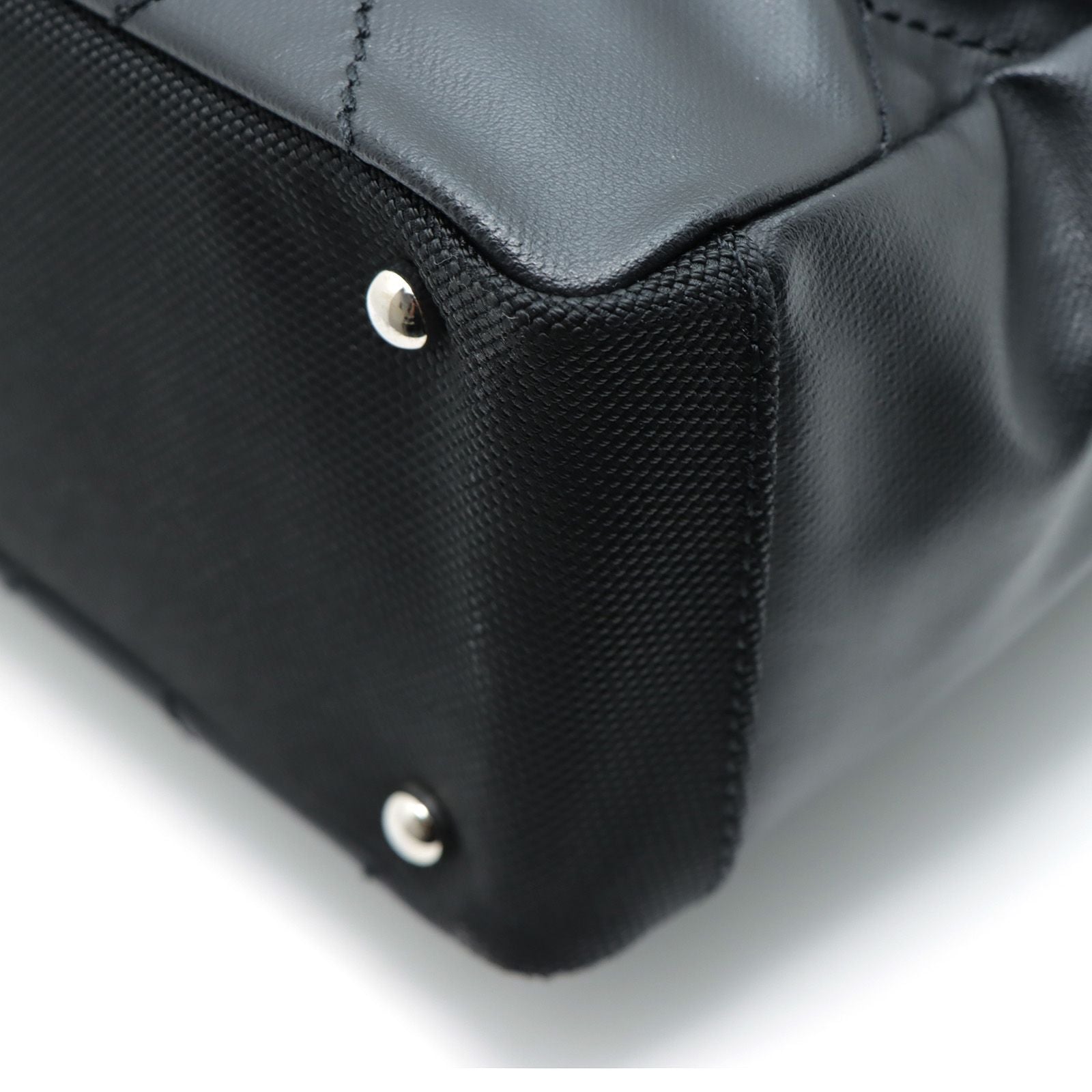 Chanel Paris Biarritz Tote Bag PM Black Silver — view 5