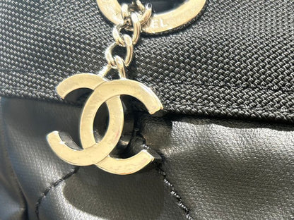 Chanel Paris Biarritz Tote Bag PM Black Silver — view 8