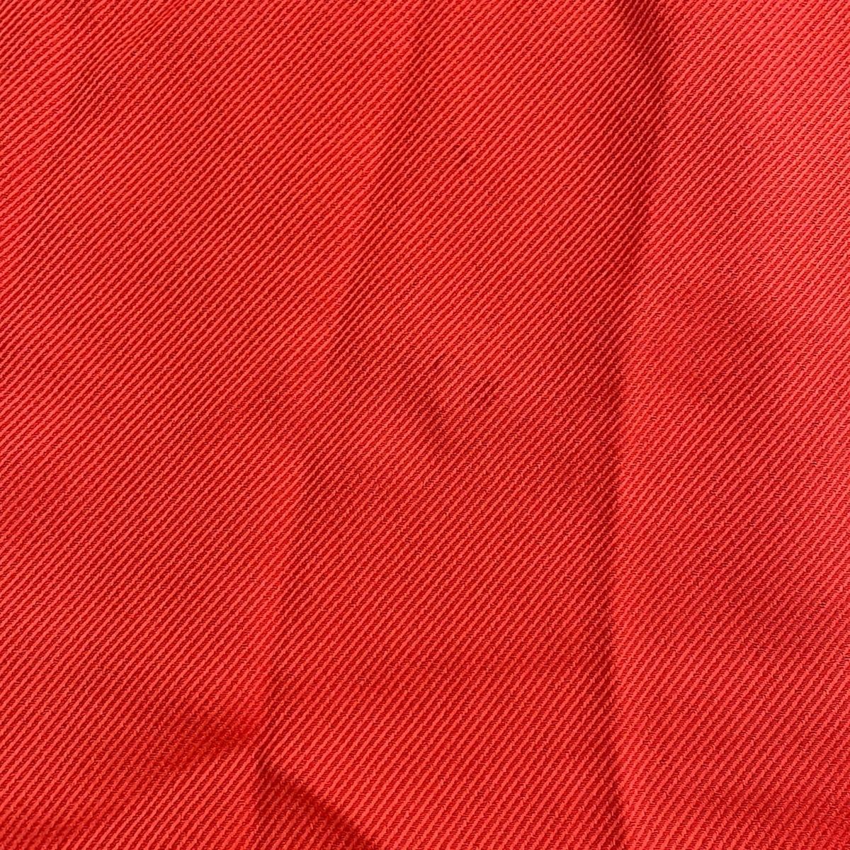 Hermes Dress S Orange V-neck Short Sleeve Long — view 7