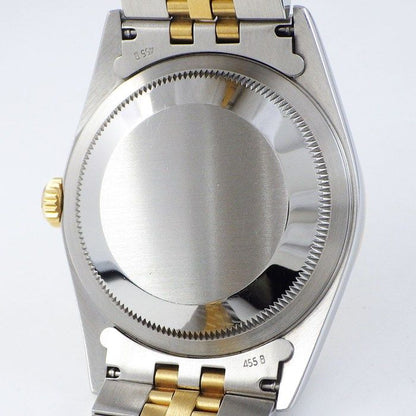 Rolex Watch Datejust Sunray Champagne Gold Color Dial Date 18k Yellow SS — view 4