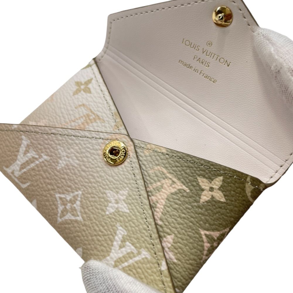 Louis Vuitton Card Case Coin Purse Kirigami Pochette Small Monogram Canvas — view 7