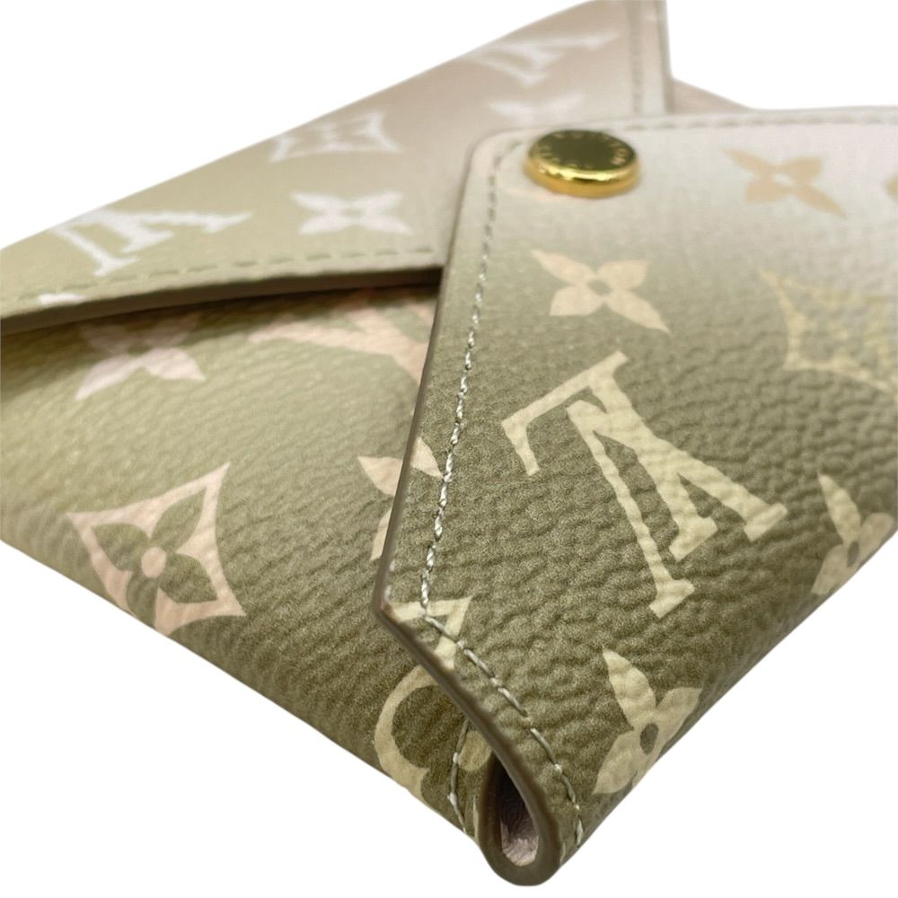 Louis Vuitton Card Case Coin Purse Kirigami Pochette Small Monogram Canvas — view 3