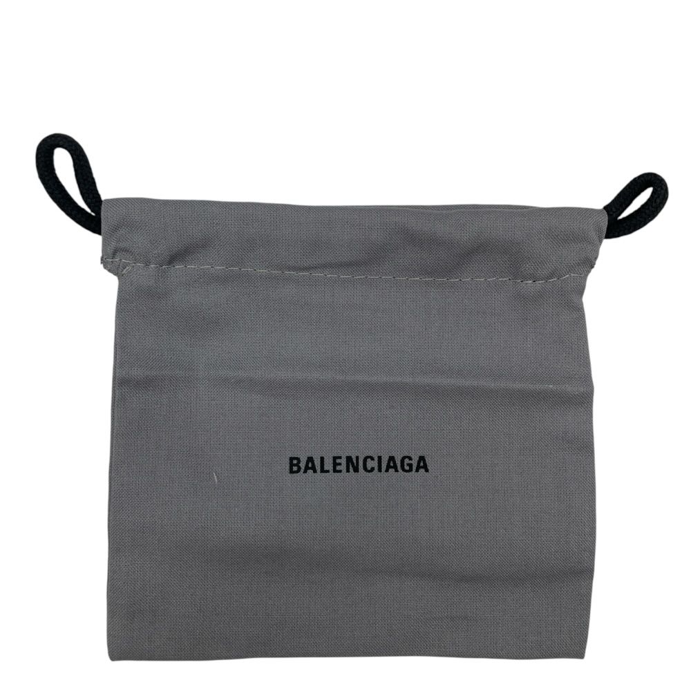 Balenciaga Coin Purse Wallet Pouch Charm Leather Yellow Compact Business — view 7