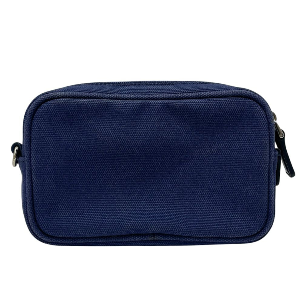 Prada Pouch Makeup Canvas Blue Lightweight Crossbody — view 2