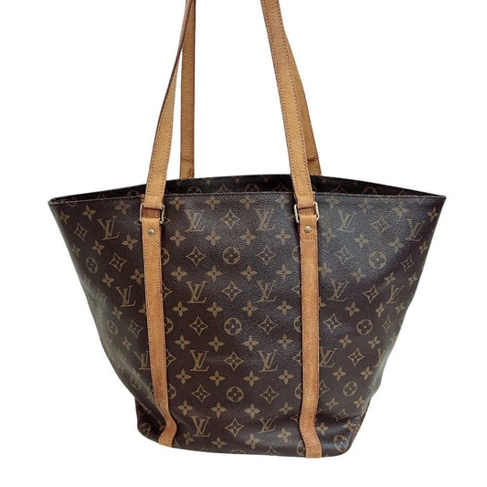 Louis Vuitton Sac Shopping Monogram Tote Bag Brown