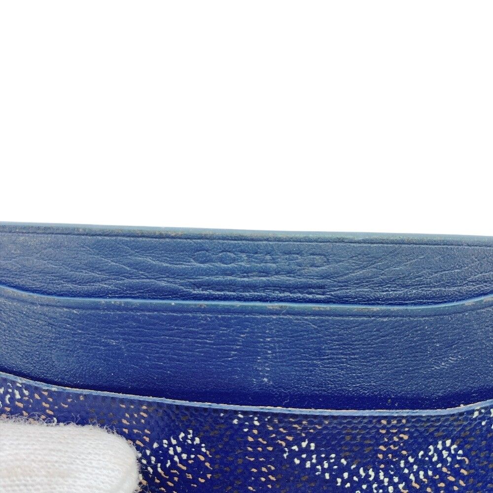 Goyard Saint Sulpice Card Case Navy — view 6