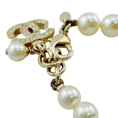 Chanel CC Logo Pearl Bracelet — view 6