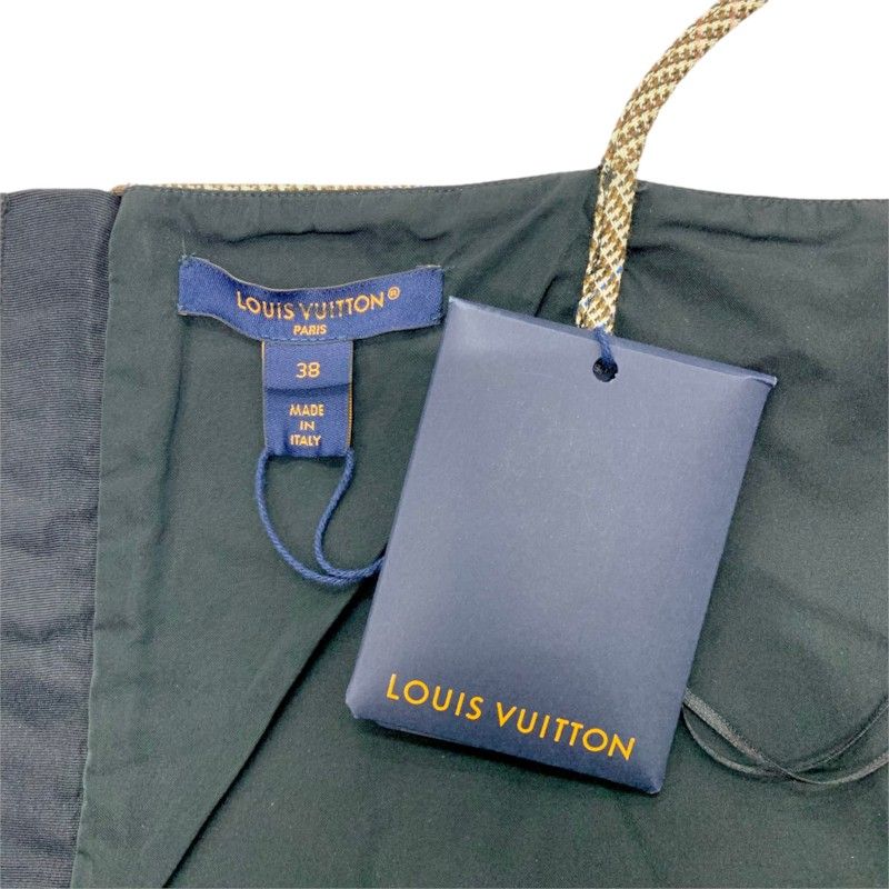 Louis Vuitton Dress Brown Silver Tweed Monogram — view 6