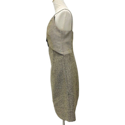 Louis Vuitton Dress Brown Silver Tweed Monogram — view 2