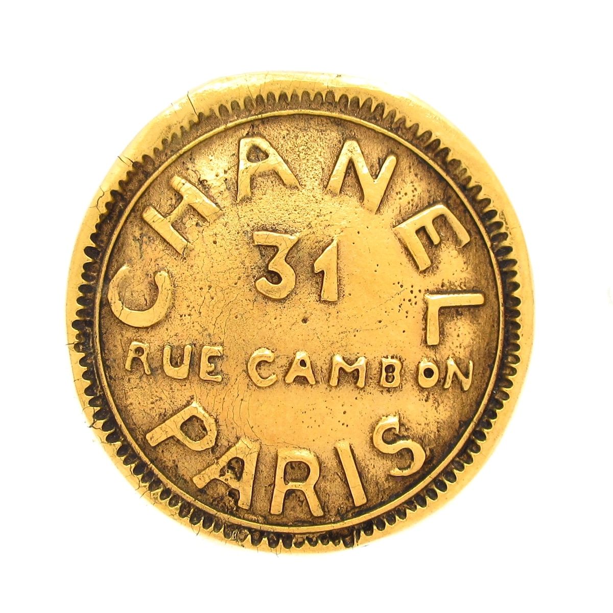 Chanel Single Earrings Gold 31 Rue Cambon