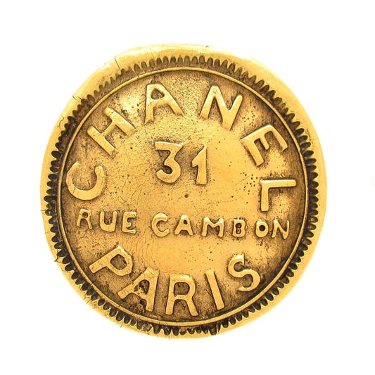 Chanel Single Earrings Gold 31 Rue Cambon