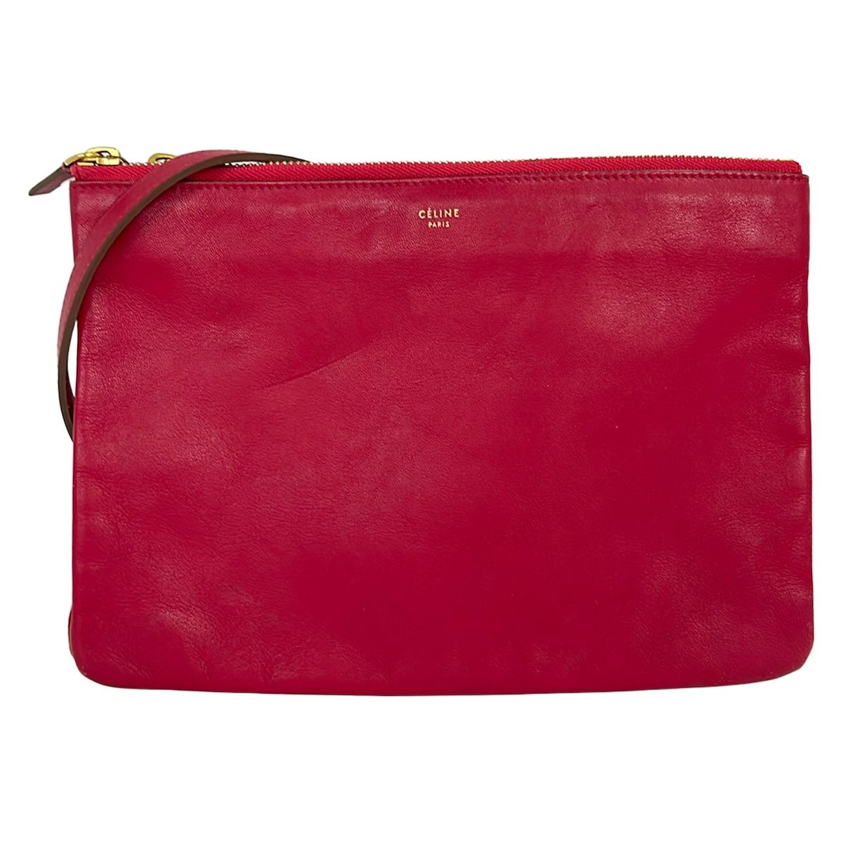 Celine Shoulder Bag Trio Large Pink Pouch