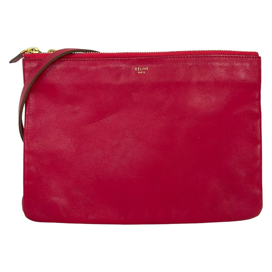 Celine Shoulder Bag Trio Large Pink Pouch