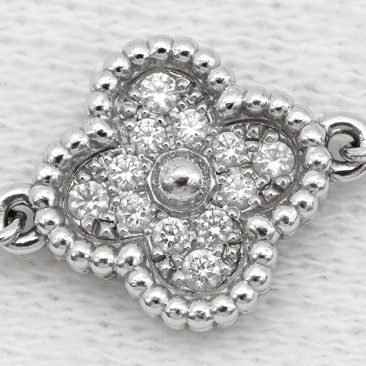 Van Cleef & Arpels Bracelet Sweet Alhambra White Gold 18K Diamond — view 7