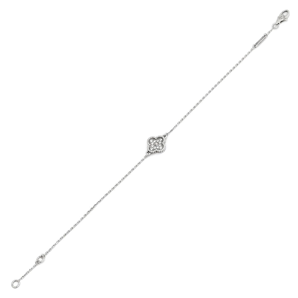 Van Cleef & Arpels Bracelet Sweet Alhambra White Gold 18K Diamond — view 2