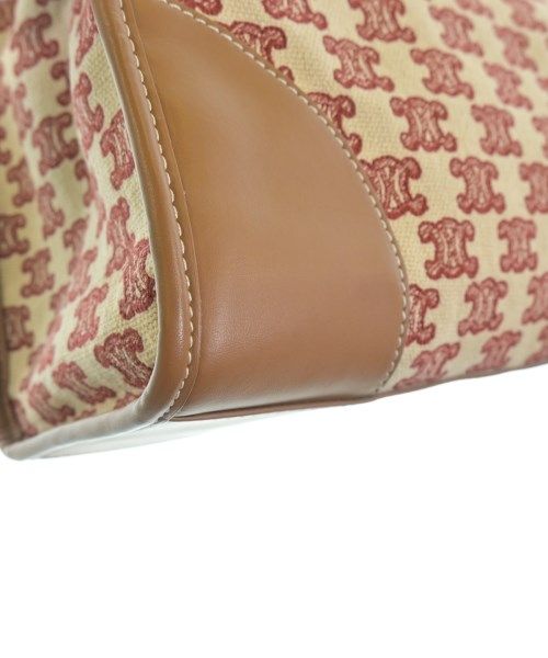 Celine Triomphe Embroidered Horizontal Cabas Tote Bag Ivory — view 8