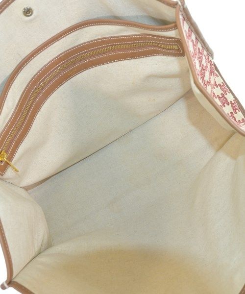 Celine Triomphe Embroidered Horizontal Cabas Tote Bag Ivory — view 3