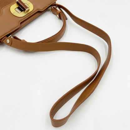 Bvlgari Handbag Isabella Rossellini Beige Leather 2-Way Gold — view 5