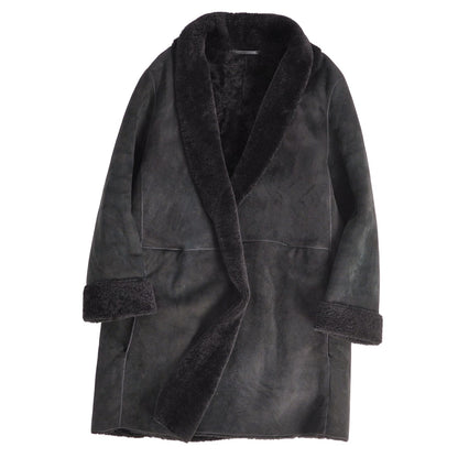 Loewe Coat Long Shearling Black 40