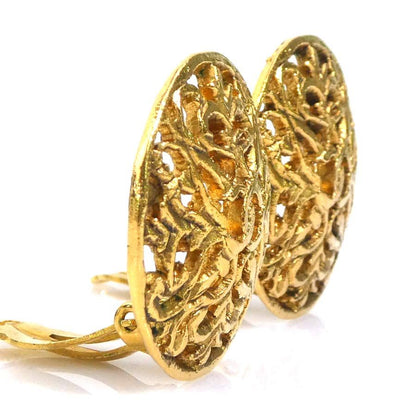 Chanel Earrings CC Logo — view 2