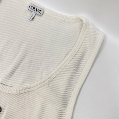 Loewe White Anagram Tank Top XS — view 7