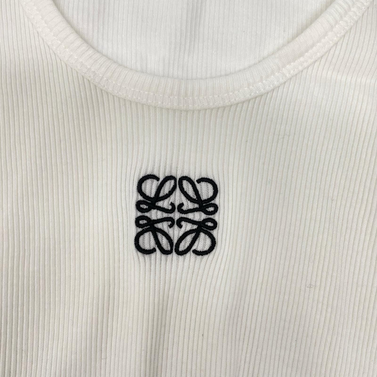 Loewe White Anagram Tank Top XS — view 6