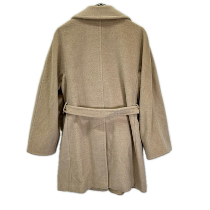 Max Mara 32/72/223 Beige Wool Cashmere Coat 40 — view 2
